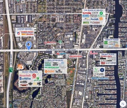 1000-1350 Linton Blvd, Delray Beach, FL - AERIAL map view