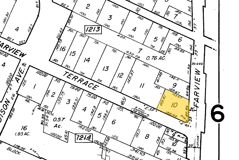 23 N Farview Ave, Paramus, NJ for sale Plat Map- Image 1 of 1