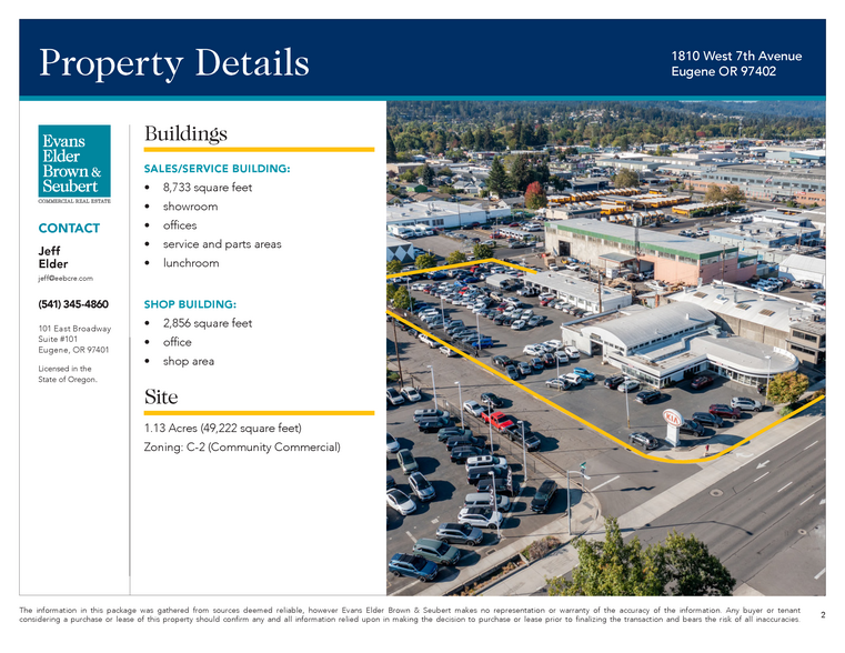 1810 W 7th Ave, Eugene, OR for lease - Building Photo - Image 3 of 6