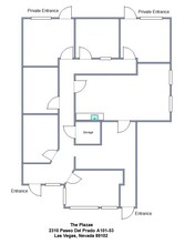 2310 Paseo Del Prado, Las Vegas, NV for lease Floor Plan- Image 1 of 1