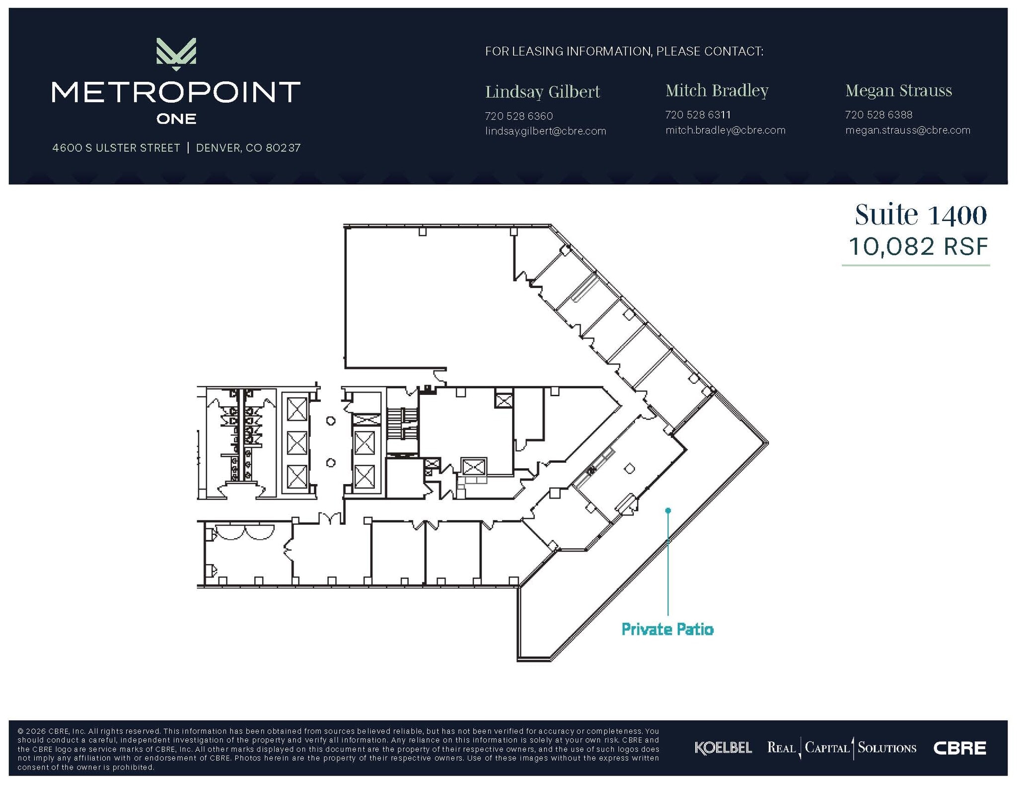 4600 S Ulster St, Denver, CO for lease Floor Plan- Image 1 of 1