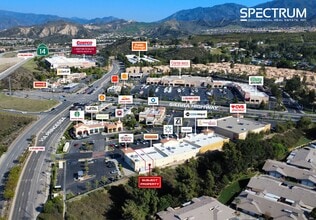26861-26925 Sierra Hwy, Newhall, CA - AERIAL  map view - Image1
