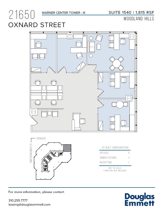 21650 Oxnard St, Woodland Hills, CA for lease Floor Plan- Image 1 of 1