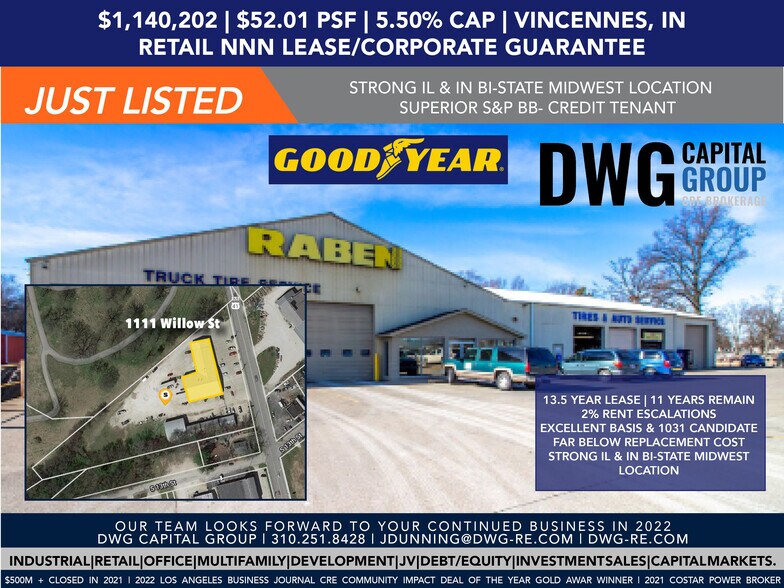 1111 Willow St, Vincennes, IN for sale - Building Photo - Image 1 of 1