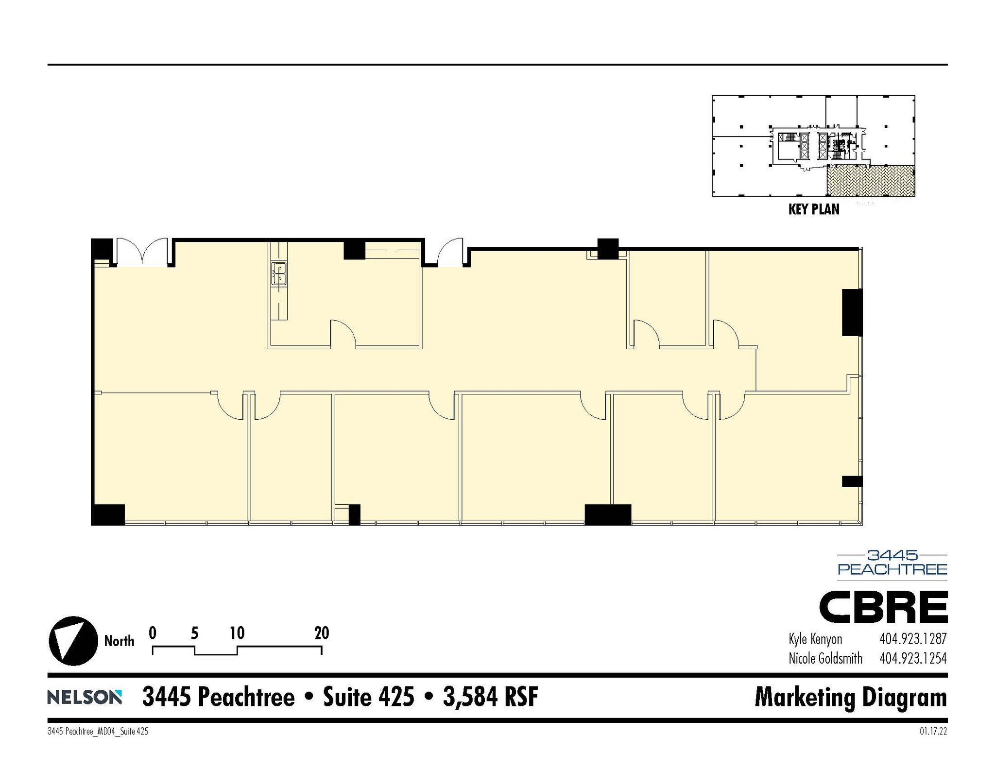 3445 Peachtree Rd NE, Atlanta, GA for lease Floor Plan- Image 1 of 1