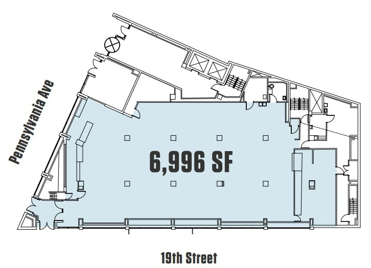 1901 Pennsylvania Ave NW, Washington, DC for lease Floor Plan- Image 1 of 1