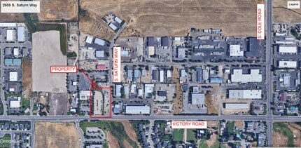 2959 S Saturn Way, Boise, ID - AERIAL  map view