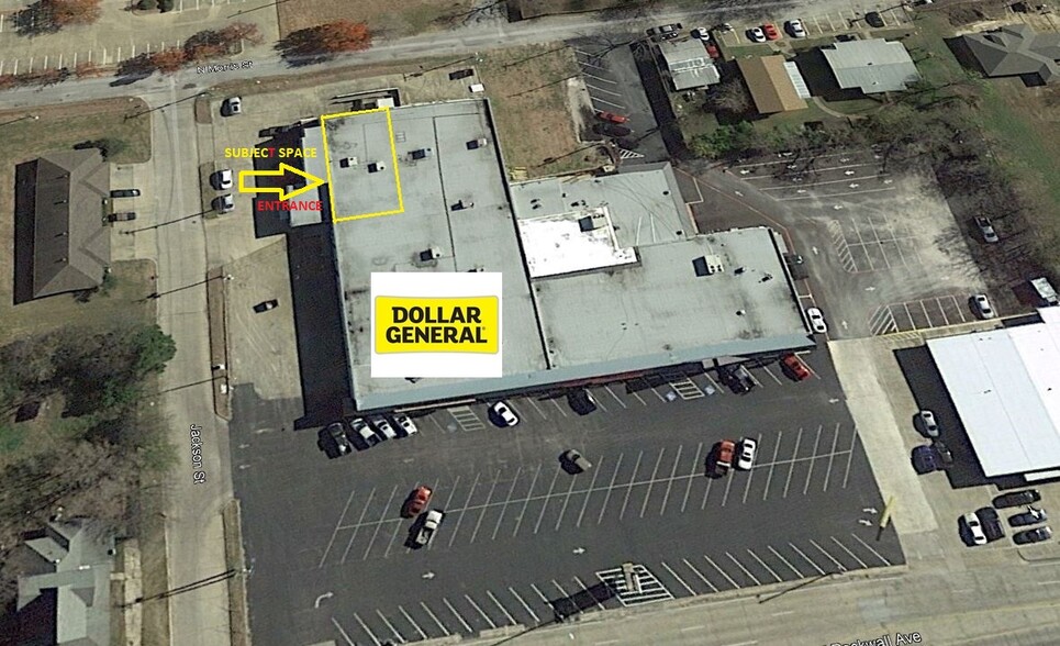 628-654 N Rockwall Ave, Terrell, TX for lease - Aerial - Image 3 of 8