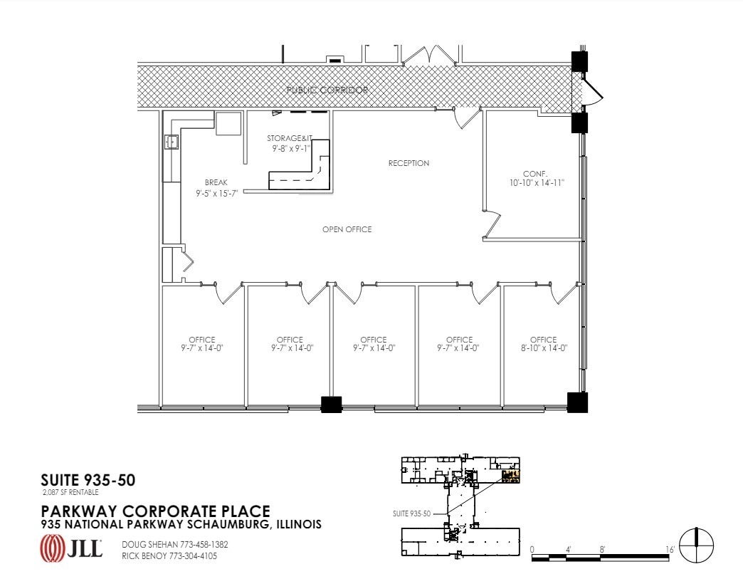 935 National Pky, Schaumburg, IL for lease Floor Plan- Image 1 of 1
