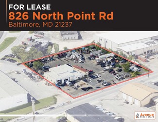 More details for 826 N North Point Rd, Baltimore, MD - Industrial for Lease