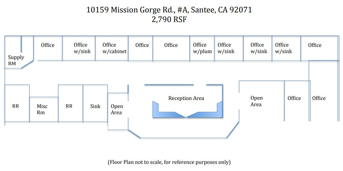 10201 Mission Gorge Rd, Santee, CA for lease Floor Plan- Image 1 of 1