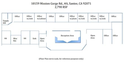 10201 Mission Gorge Rd, Santee, CA for lease Floor Plan- Image 1 of 1