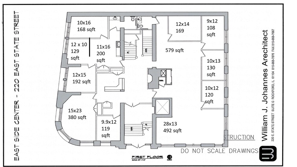 220 E State St, Rockford, IL for lease - Floor Plan - Image 3 of 9