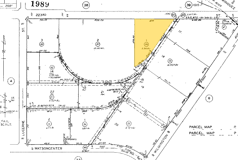 1500 E 223rd St, Carson, CA for lease - Plat Map - Image 3 of 3