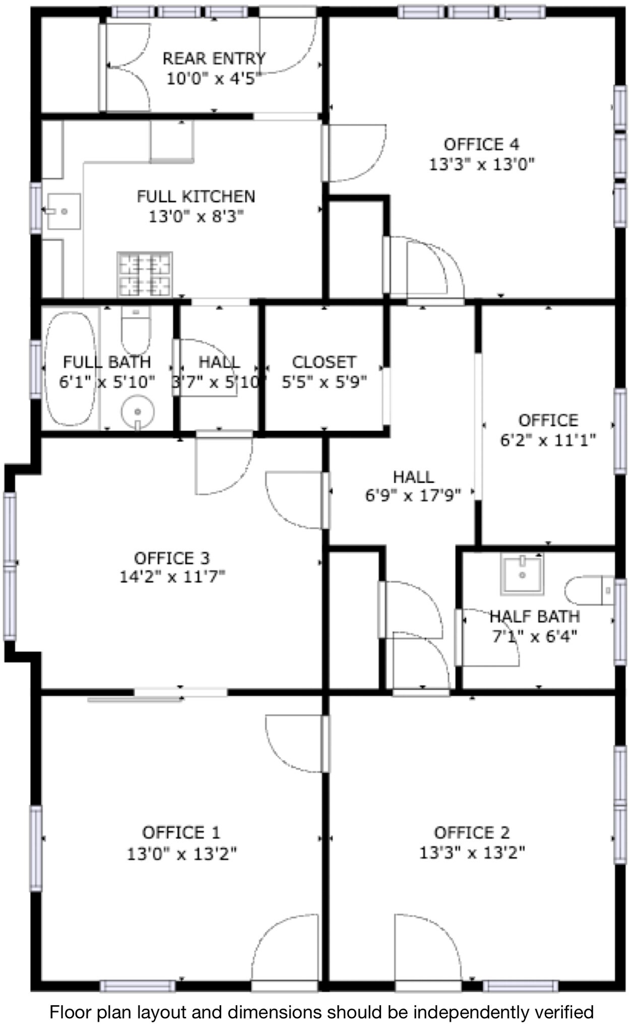 108 W 38th St, Austin, TX for lease Floor Plan- Image 1 of 1