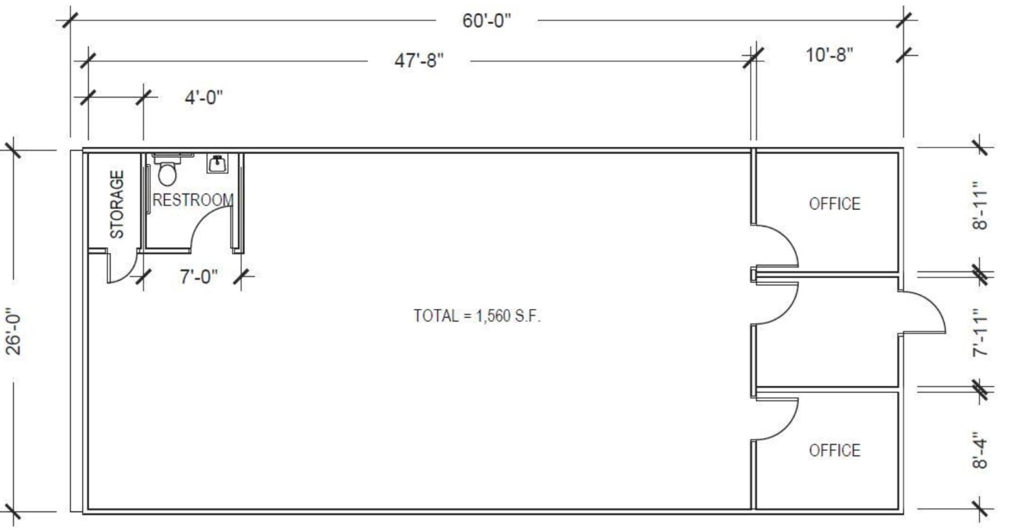 12423 Cutten Rd, Houston, TX for lease Floor Plan- Image 1 of 1