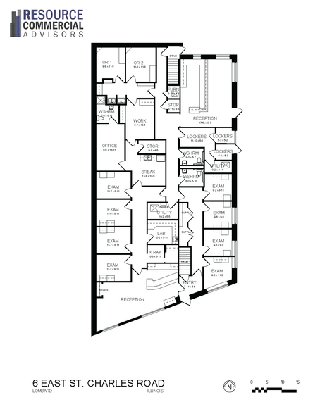 6 E Saint Charles Rd, Lombard, IL for lease - Floor Plan - Image 2 of 19