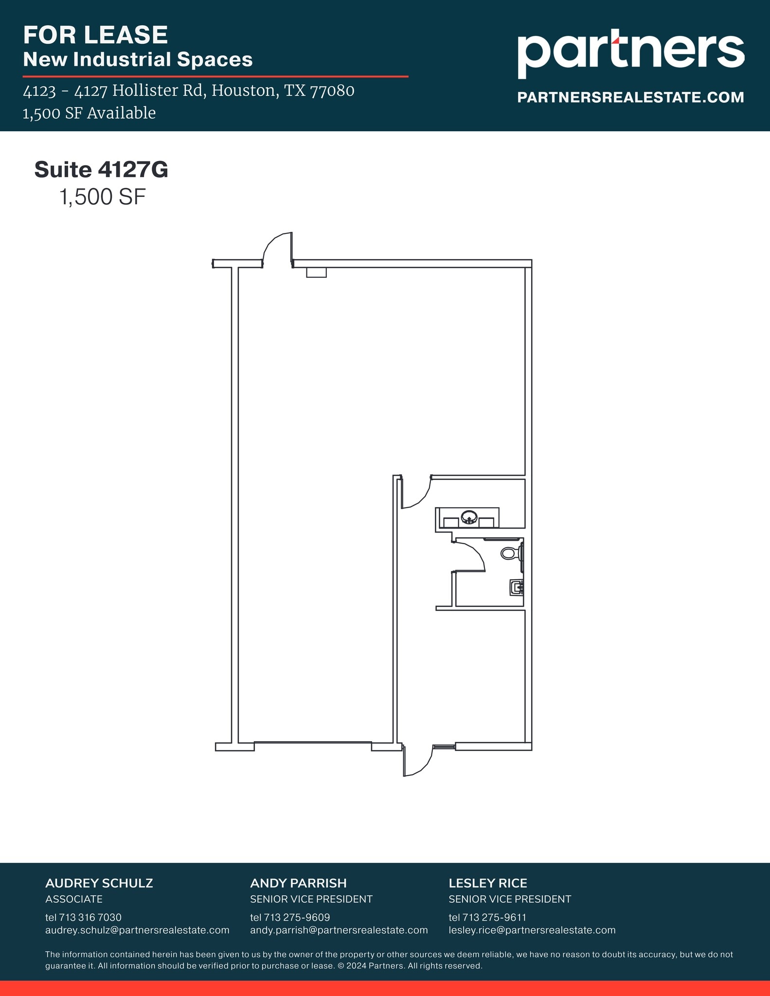 4125 Hollister Rd, Houston, TX for lease Site Plan- Image 1 of 1