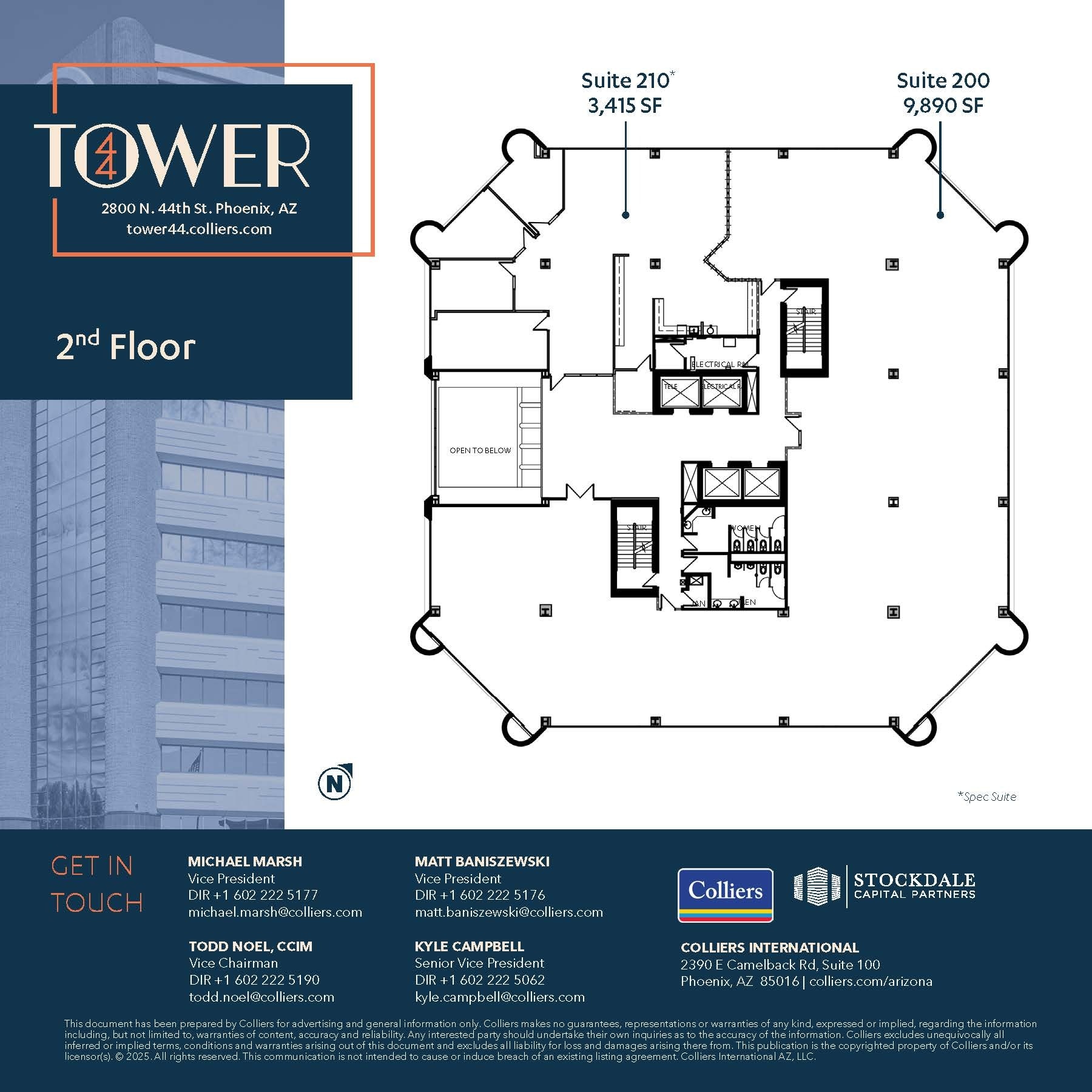 2800 N 44th St, Phoenix, AZ for lease Floor Plan- Image 1 of 1