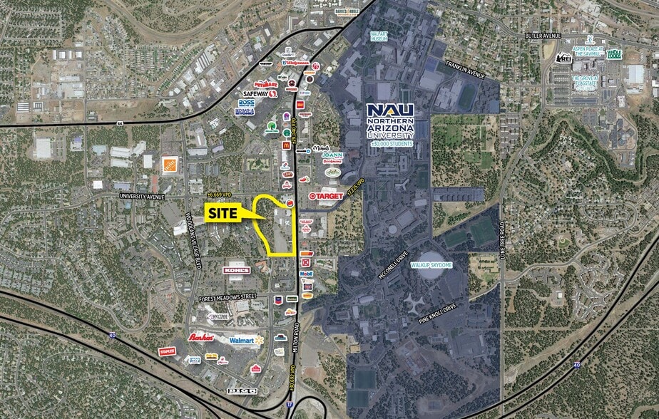 SWC Milton Rd & University Dr, Flagstaff, AZ for sale - Building Photo - Image 1 of 2
