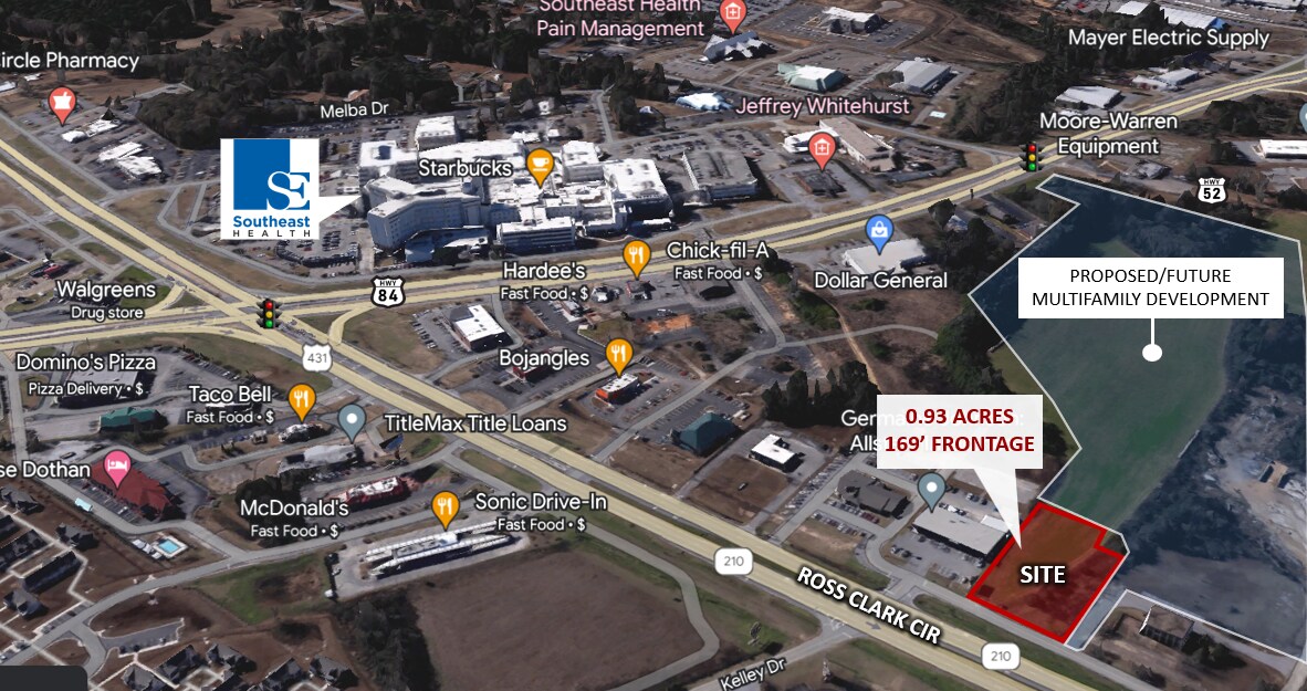 001 Ross Clark Circle, Dothan, AL 36301 Ross Clark Cir Lot near SE