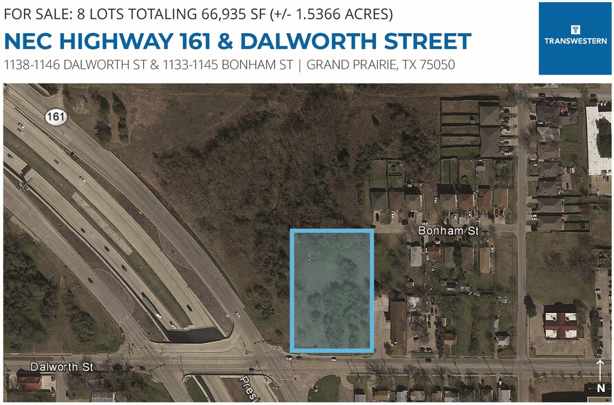 NEC Hwy 161 & Dalworth St, Grand Prairie, TX for sale - Building Photo - Image 1 of 1