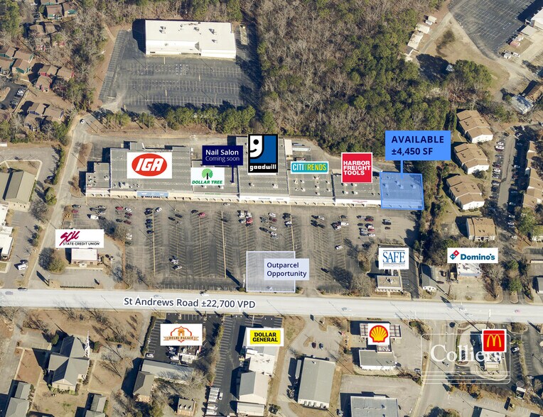 533-577 Saint Andrews Blvd, Columbia, SC for lease - Building Photo - Image 2 of 3