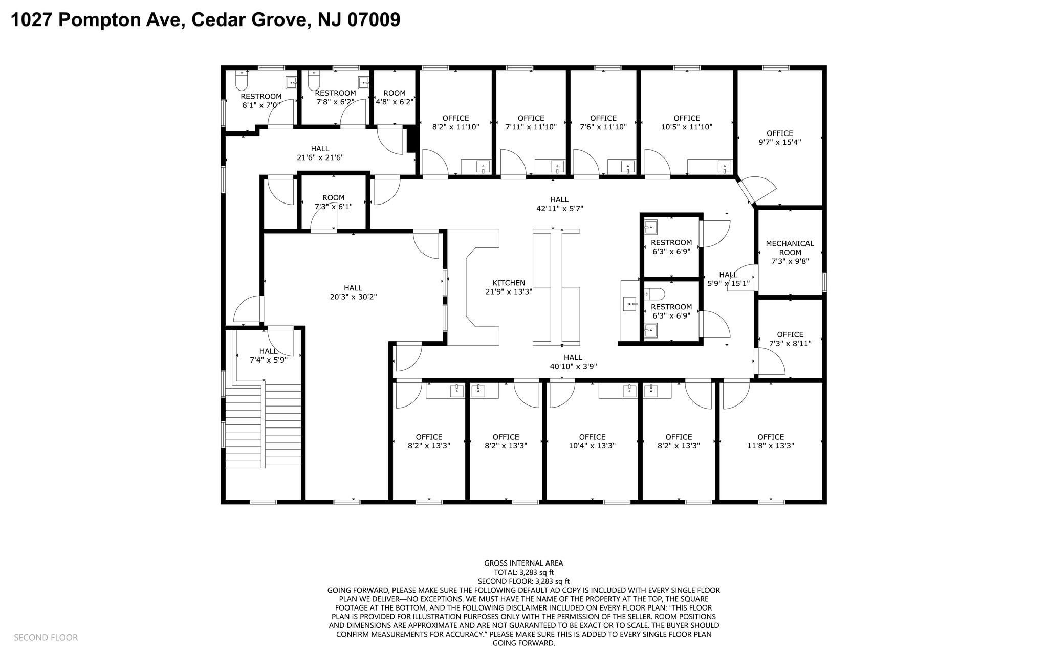 1027 Pompton Ave, Cedar Grove, NJ for lease Site Plan- Image 1 of 1