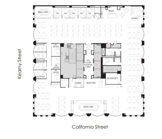 580 California St, San Francisco, CA for lease Floor Plan- Image 1 of 1