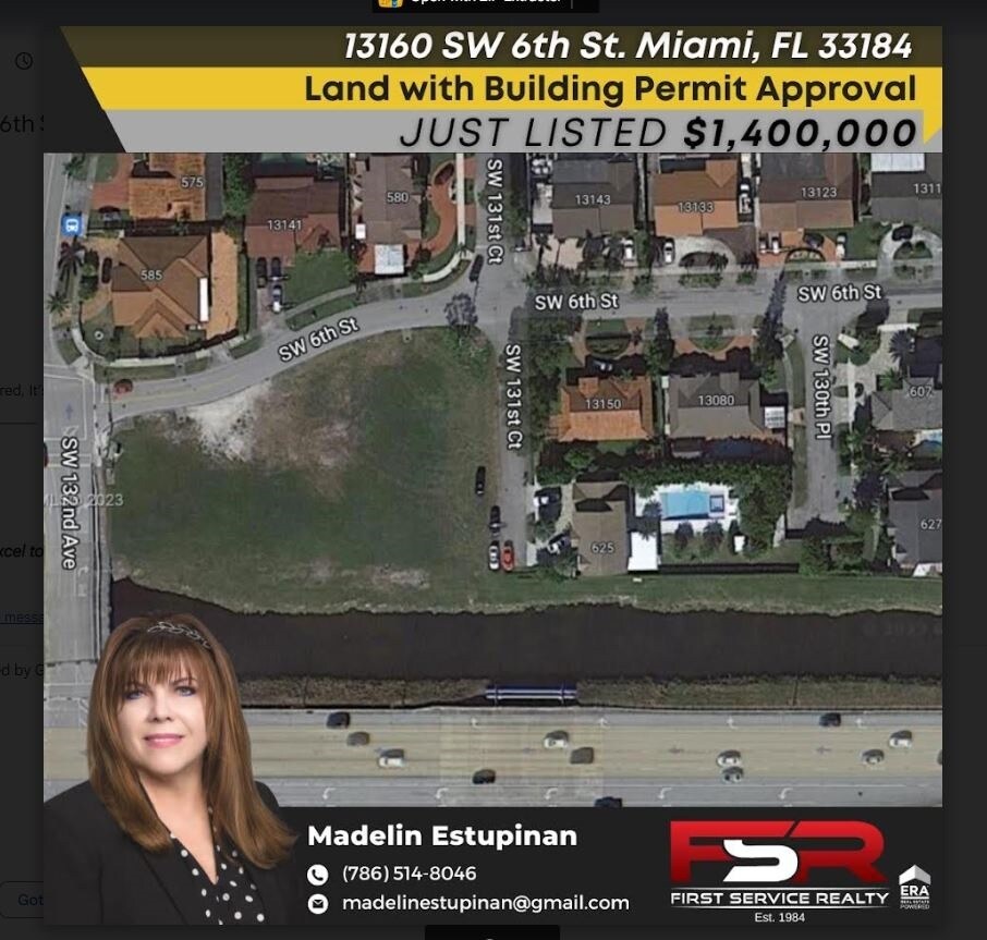 13160 SW 6th St, Miami, FL 33184 Land for Sale