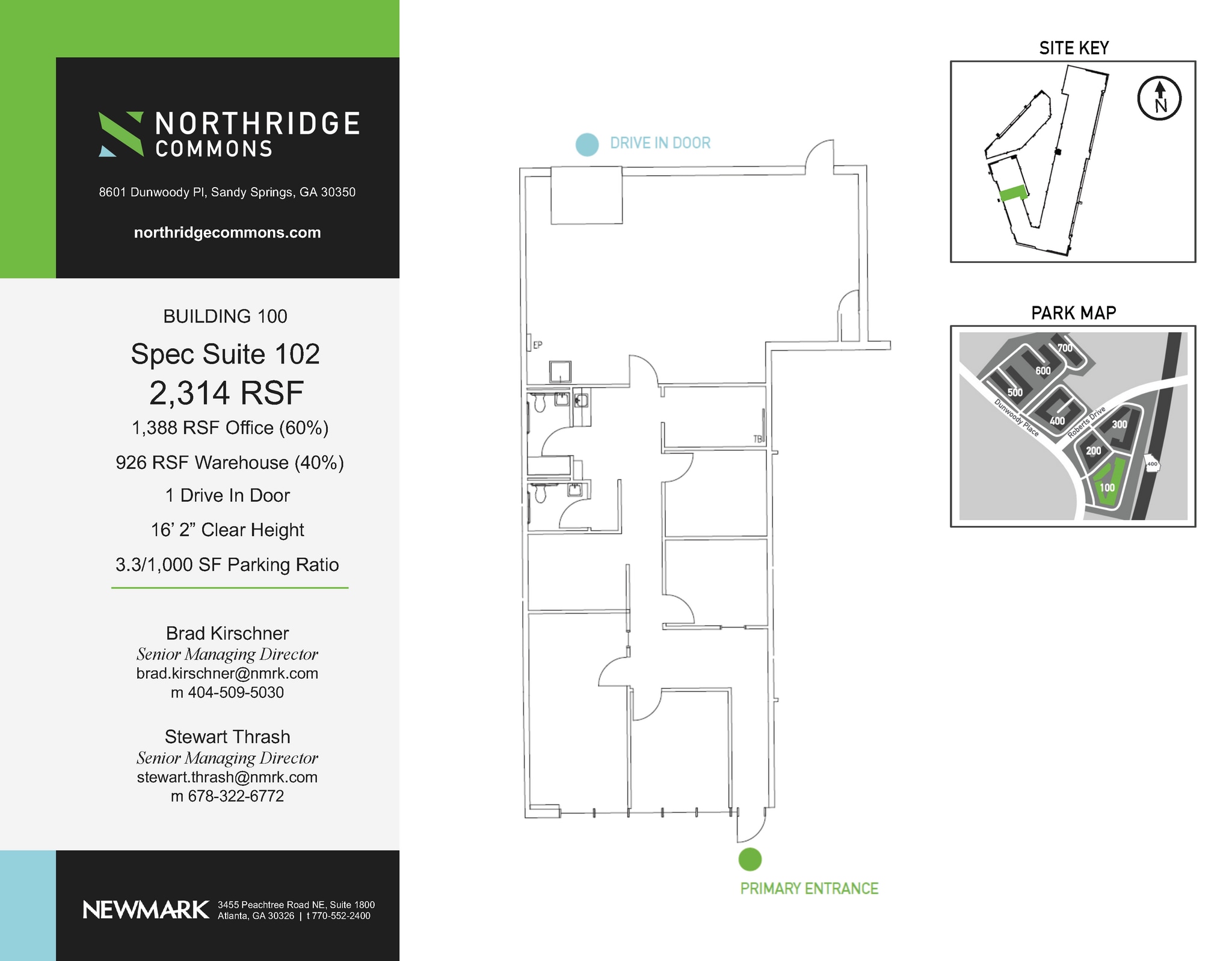 8601 Dunwoody Pl, Sandy Springs, GA for lease Floor Plan- Image 1 of 1