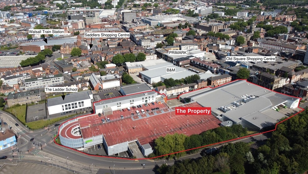 14 George St, Walsall for lease - Aerial - Image 2 of 2