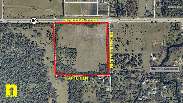 SR 80 & Carter Ln, Fort Myers, FL for sale Aerial- Image 1 of 6