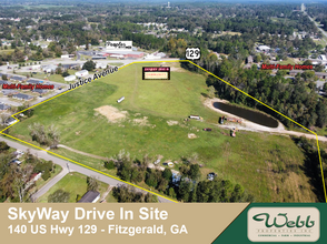 122 Justice Ave, Fitzgerald, GA - aerial  map view - Image1