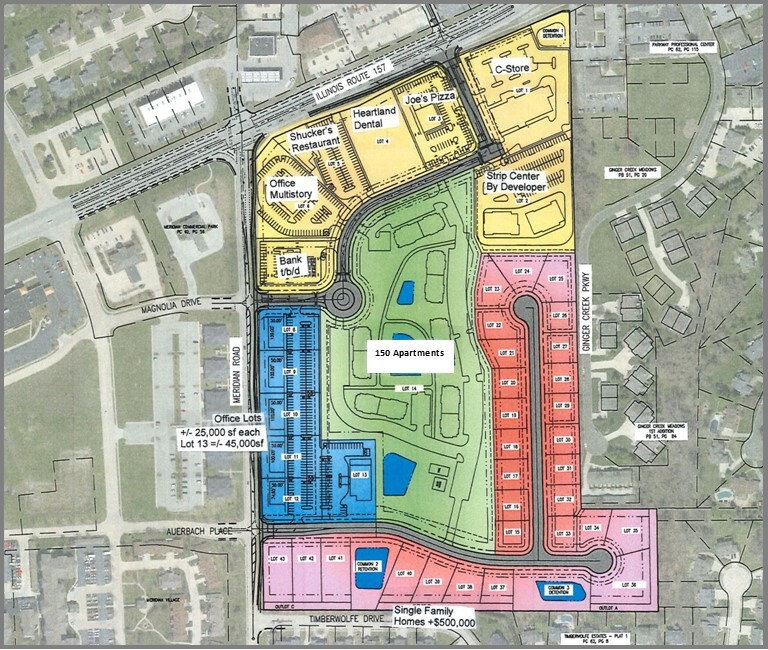 481 Meridian Rd, Glen Carbon, IL for sale Site Plan- Image 1 of 8