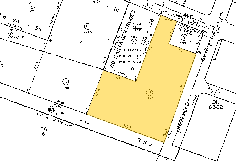 7925 Rosemead Blvd, Pico Rivera, CA for lease - Plat Map - Image 2 of 2