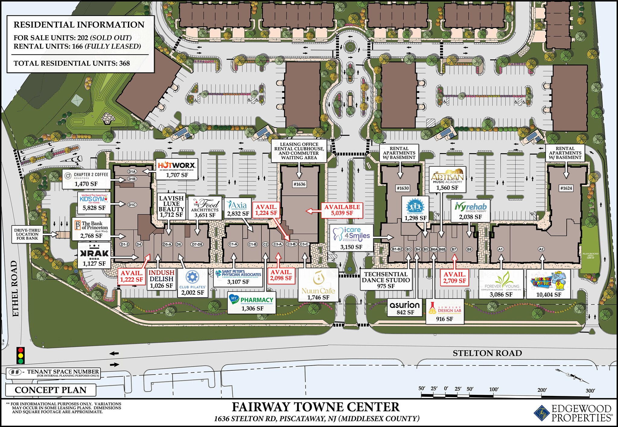1636 Stelton Rd, Piscataway, NJ for lease Site Plan- Image 1 of 1
