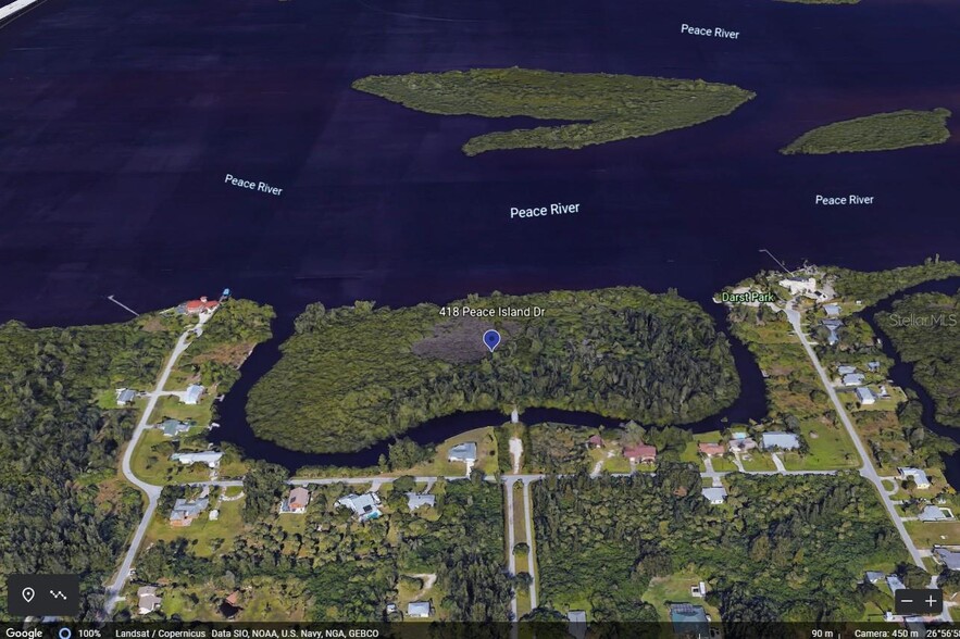 418 Peace Island Dr, Punta Gorda, FL for sale - Aerial - Image 2 of 5