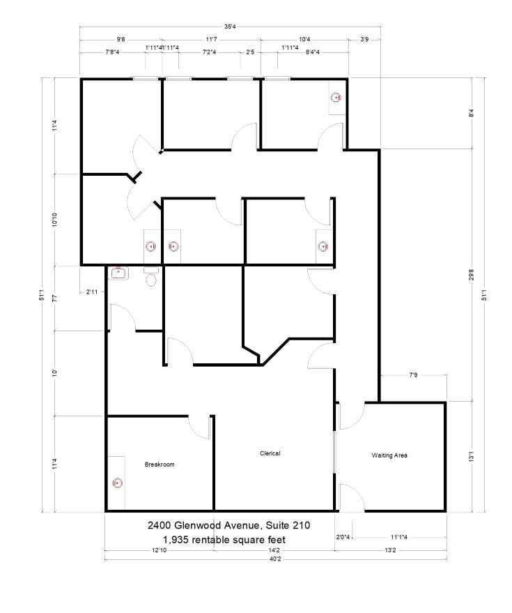 2400 W Glenwood Ave, Joliet, IL for lease Floor Plan- Image 1 of 1