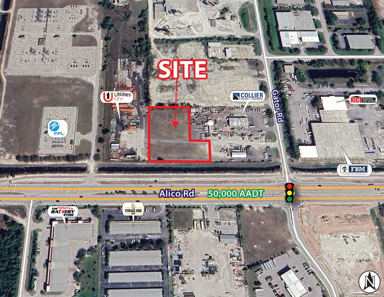 16940 Gator Rd, Fort Myers, FL for lease - Aerial - Image 1 of 3