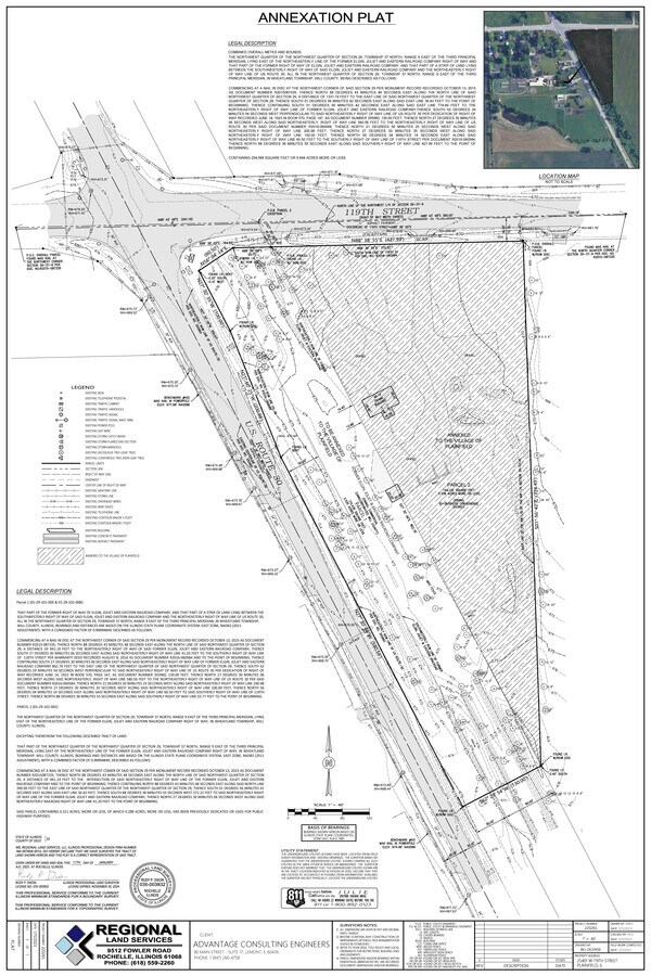 25401 W 119th St, Plainfield, IL 60585 Land for Sale