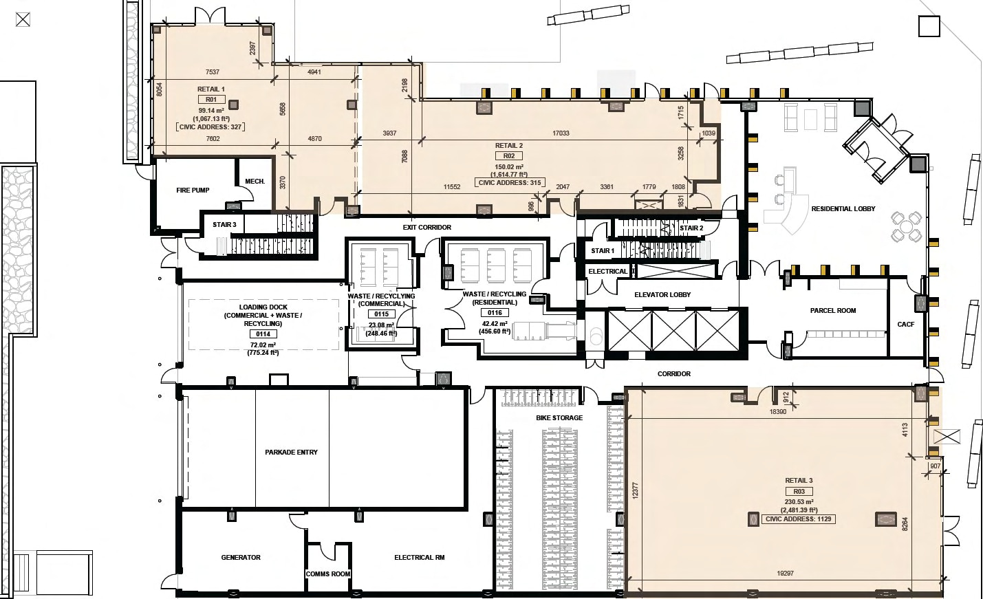 396 11th Ave SW, Calgary, AB for lease Floor Plan- Image 1 of 1