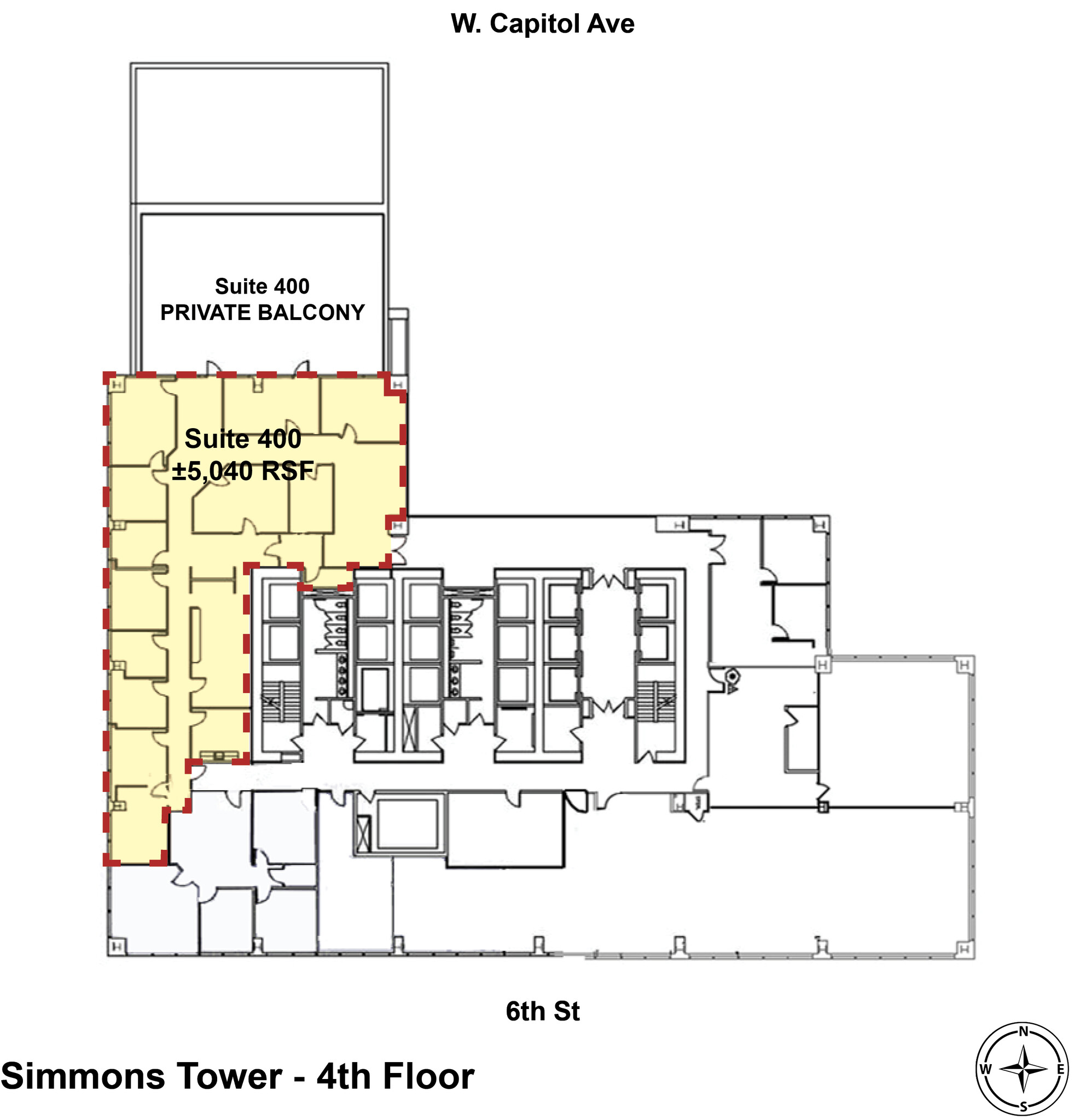 425 W Capitol Ave, Little Rock, AR for lease Floor Plan- Image 1 of 6