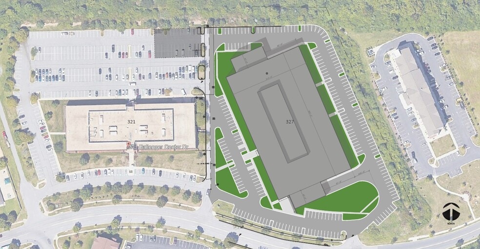 327 Ballenger Center Dr, Frederick, MD for lease - Site Plan - Image 2 of 2