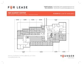 1825 Market Center Blvd, Dallas, TX for lease Floor Plan- Image 1 of 1