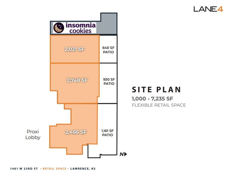 1401 W 23rd St, Lawrence, KS for lease - Floor Plan - Image 2 of 4