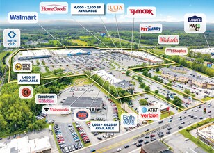 25 Consumer Sq, Plattsburgh, NY - AERIAL  map view