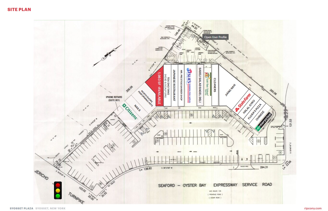 621 Jericho Tpke, Syosset, NY for lease Site Plan- Image 1 of 8