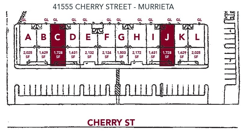 41543 Cherry St, Murrieta, CA for lease Site Plan- Image 1 of 1