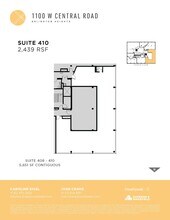 1100 W Central Rd, Arlington Heights, IL for lease Floor Plan- Image 1 of 2